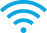 blue wifi symbol